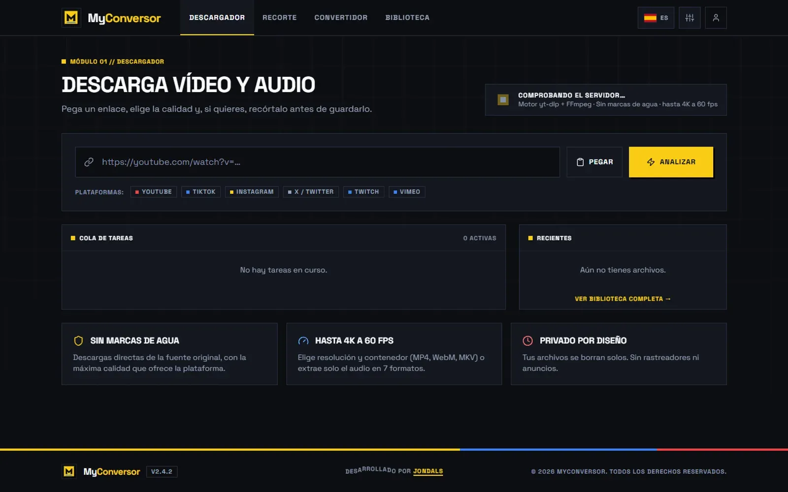 MyConversor screenshot